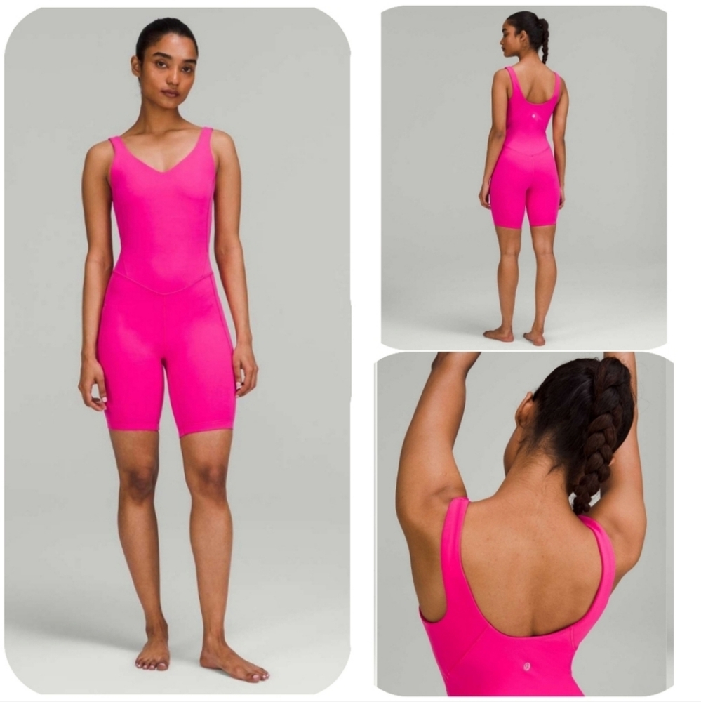 Lululemon Align Bodysuit 8" | Sonic Pink | 10